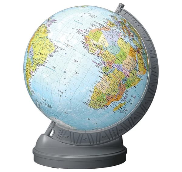 Ravensburger 3D puslespillball med belysning 540 stk Globe
