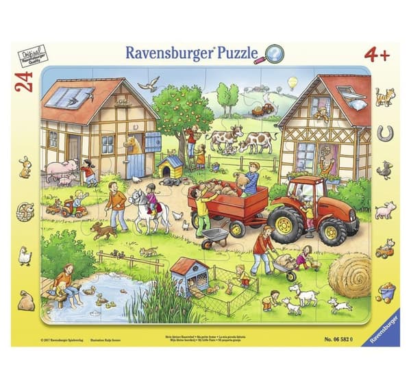 Ravensburger iso laatta palapeli 24 kpl My little farm