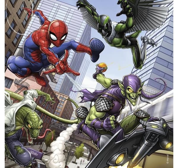 Ravensburger puslespill 3x49 stk Spiderman