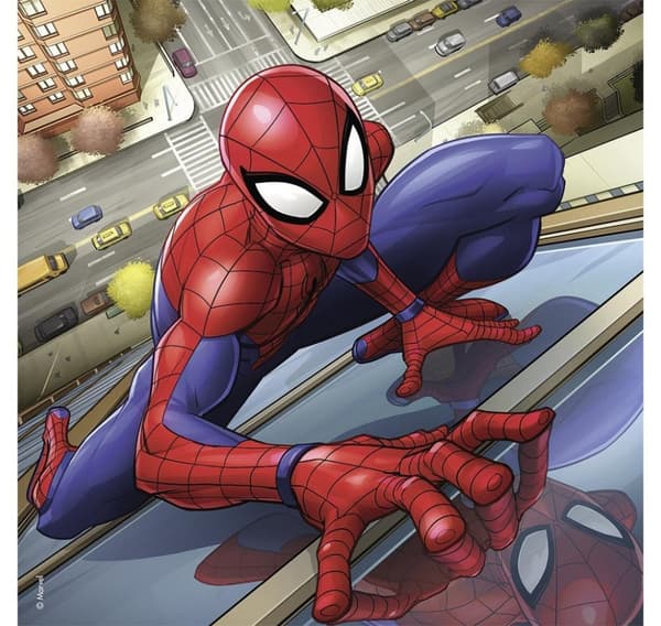 Ravensburger puslespill 3x49 stk Spiderman