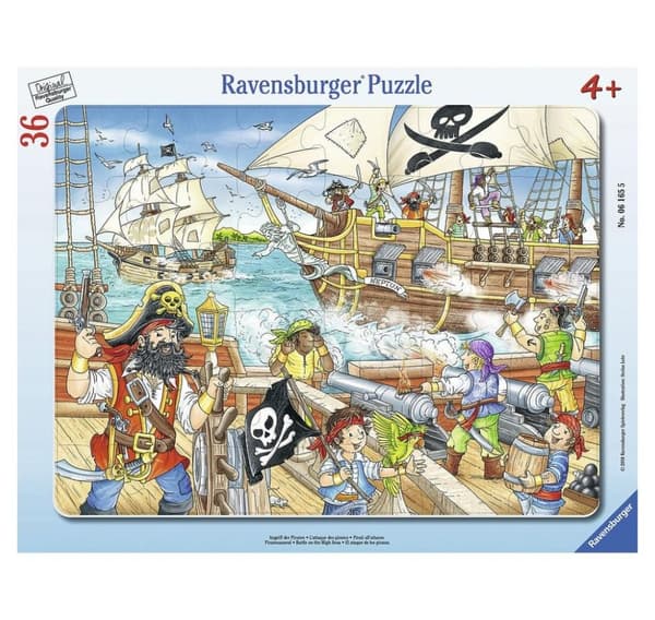 Ravensburger brikkepuslespill 36 deler Piratskip