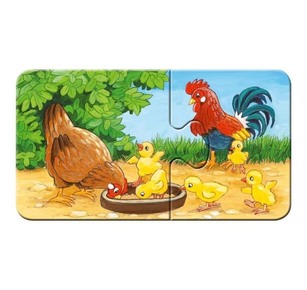 Ravensburger mitt første puslespill 9x2 stk
