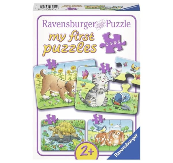 Ravensburger mitt første puslespill 2-4-6-8 stk