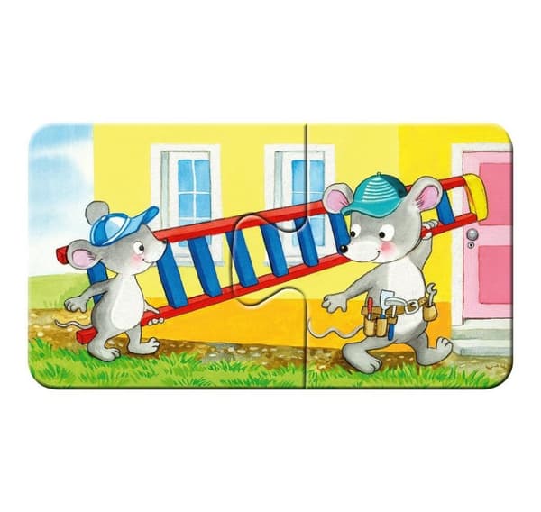 Ravensburger mitt første puslespill 9x2 stk