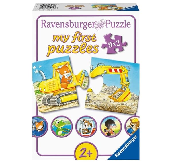 Ravensburger mitt første puslespill 9x2 stk