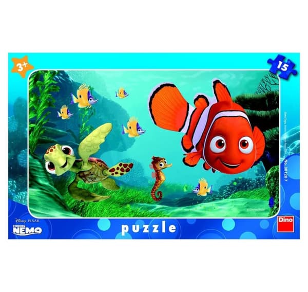 Dino lille flisepuslespil 15 stk Nemo