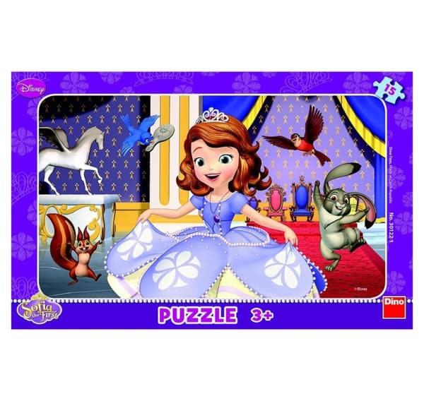 Dino lille flisepuslespil 15 stk Princess