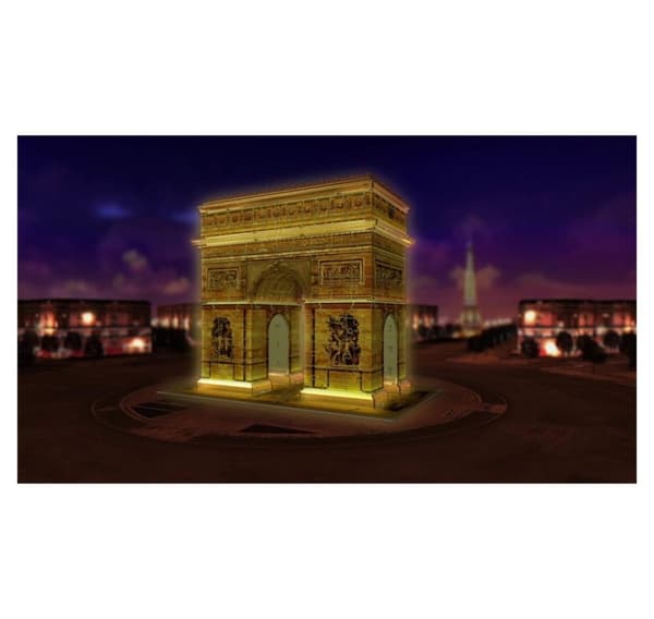 Ravensburger 3D glød i mørket puslespil Arc de Triomphe 216 stk