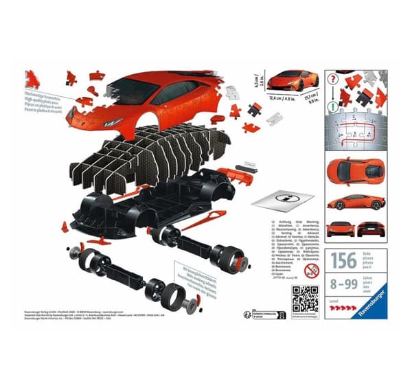 Ravensburger 3D puslespil Lamborghini Huracan