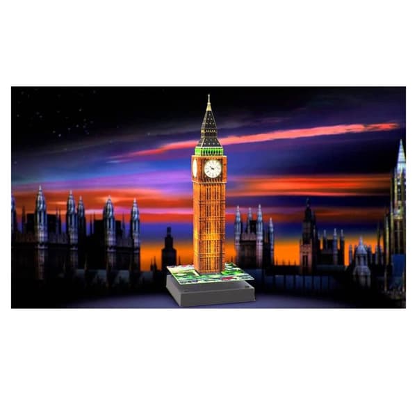 Ravensburger 3D hohtava pimeässä palapeli Big Ben 216 kpl