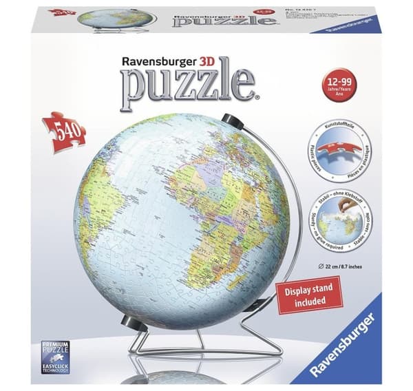 Ravensburger pulmapallo 540 kpl Globe
