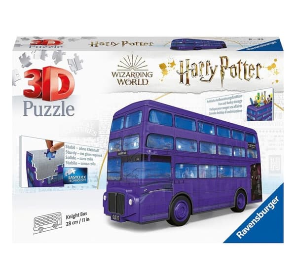Ravensburger 3D puslespill blyantkopp 162 stk Harry Potter buss