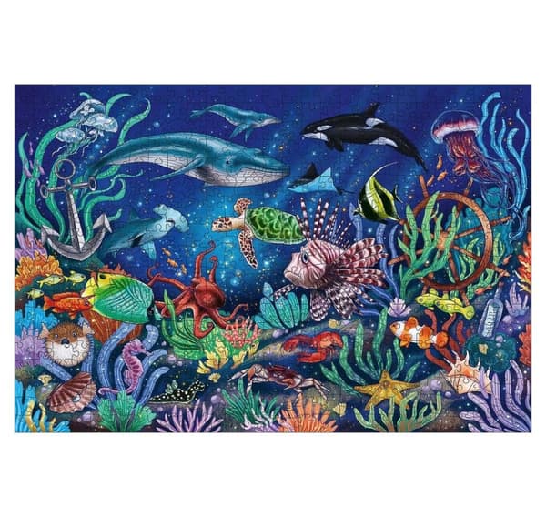 Ravensburger trepuslespill 500 biter Undervannsverden
