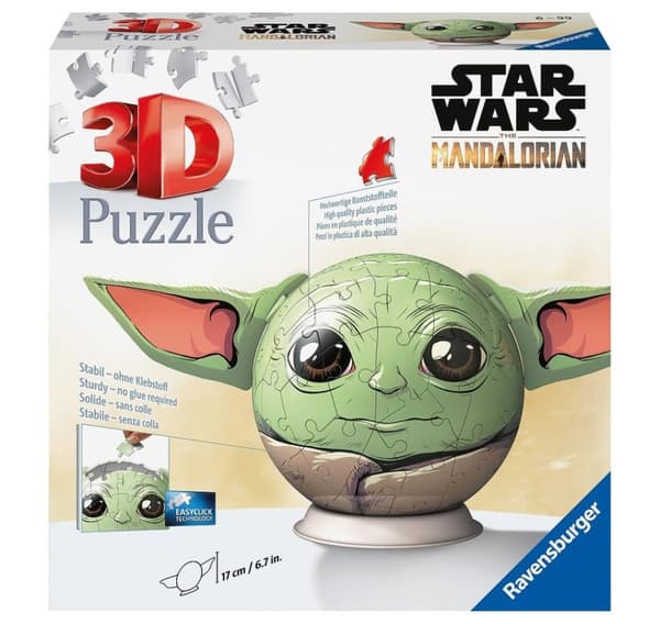 Ravensburger 3D puslespil 72 stk Star Wars Mandalorian Grogu