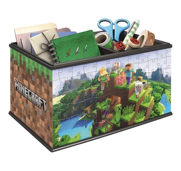 Ravensburger 3D Puslespil Opbevaringsboks Minecraft