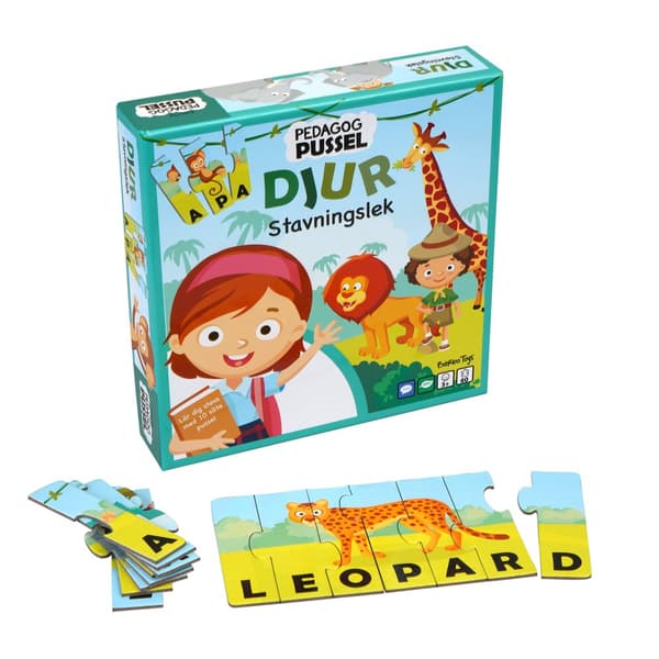 Pedagog Pussel Djur Stavningslek, Barbo Classic (SE)