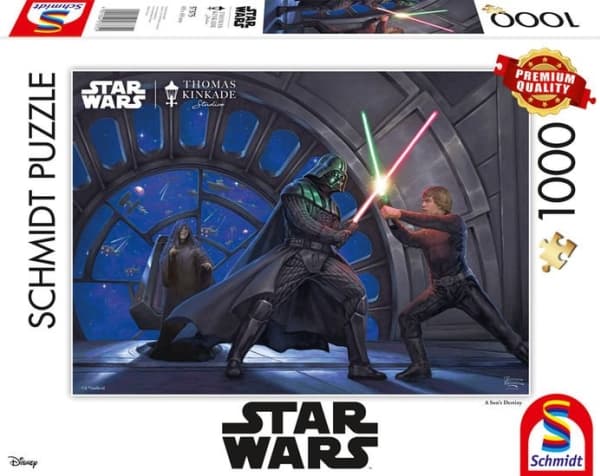 Schmidt Spiele Thomas Kinkade Studios: Star Wars - A Son’s Destiny, 1000 stykker, Fjernsyn/ filmer, 12 år
