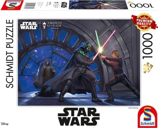 Schmidt Spiele Thomas Kinkade Studios: Star Wars - A Son’s Destiny, 1000 stykker, Fjernsyn/ filmer, 12 år