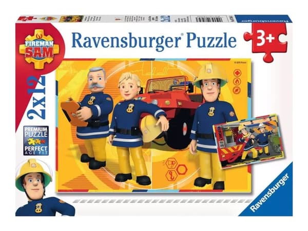 Ravensburger - Sam in Action - puslespill - 12 deler