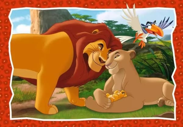 Ravensburger Disney 12001029, 24 stk, tegneserier, 4 år