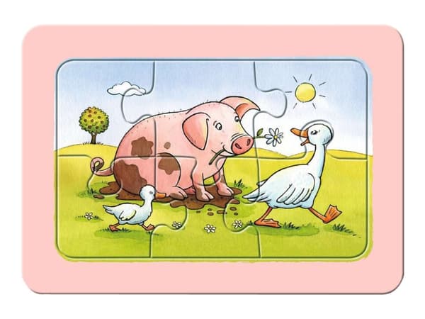 Ravensburger My First Puzzles - Good Animal Friends - puslespill - 18 deler