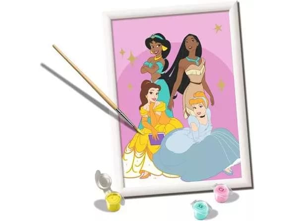 Ravensburger CreArt - MNZ - Disney Princesses, Støpe/malesett for barn, 9 år, Flerfarget