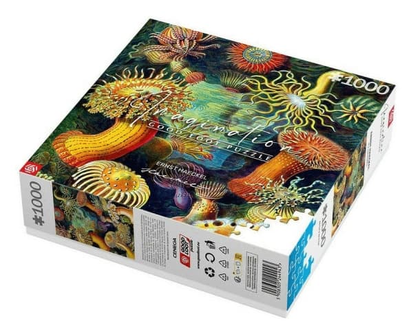 Palapeli Good Loot 1000 Mielikuvitus Ernst Haeckel meren luontokappaleet