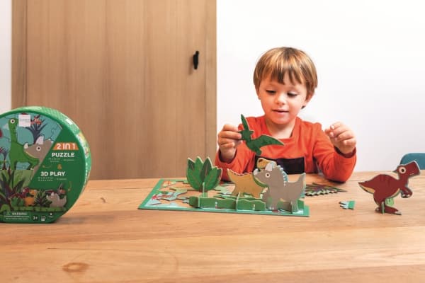 3D puslespil - dinosaurusser