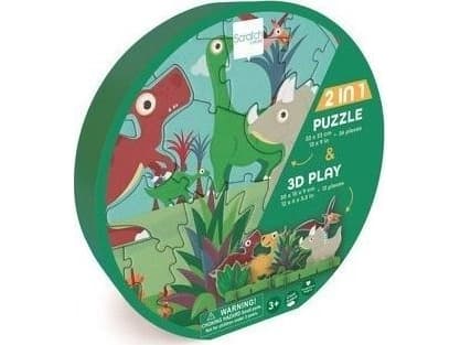 3D puslespil - dinosaurusser