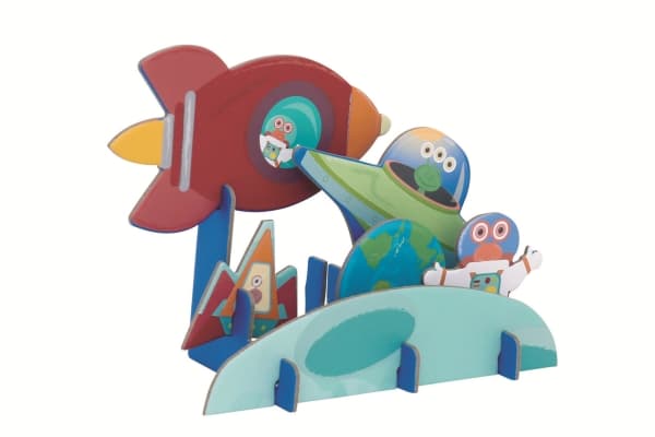 Puzzle 2in1 2D and 3D scenery Cosmos