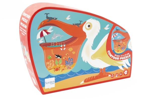 24 ääriviivapalapeli Pelican