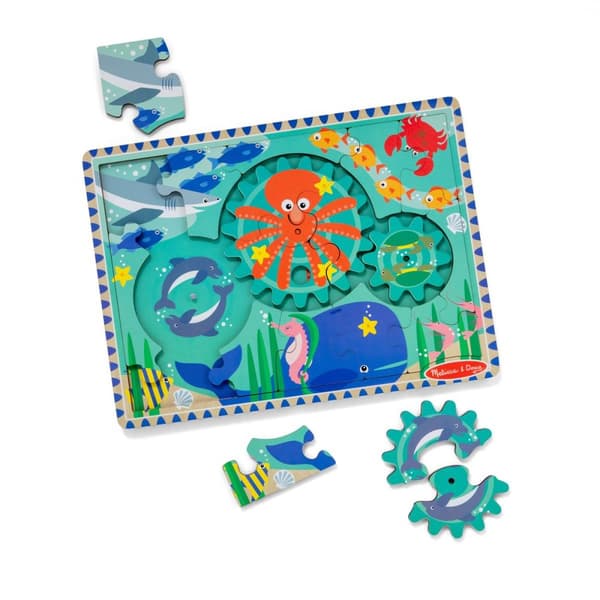 Wooden Gear Puzzle Underwater, Melissa & Doug