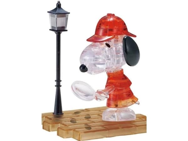 Krystallpuslespill Snoopy-detektiv