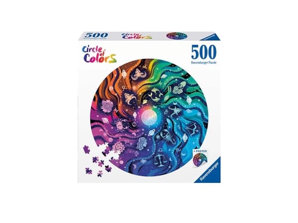 Dėlionė Ravensburger Puzzle 500 dalys Väripaletti Tähtitiede Tähtitiede