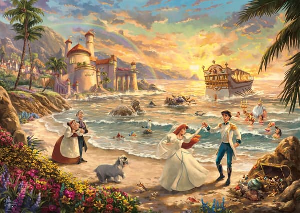 Disney Celebration of Love Thomas Kinkade Pussel 1000 bitar
