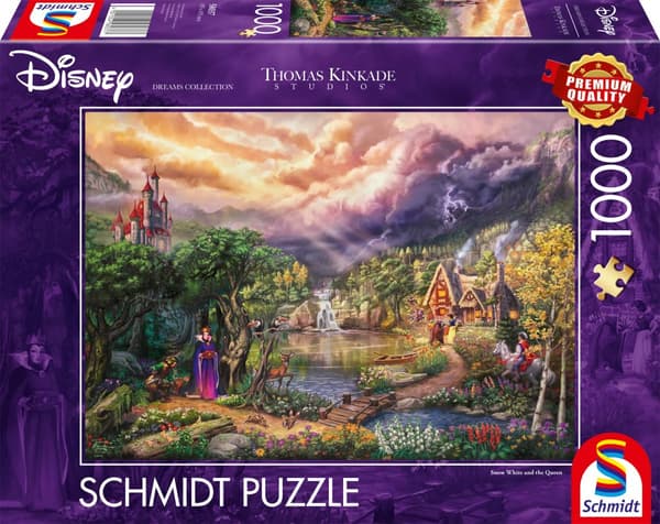 Disney Snow White And the Queen, Thomas Kinkade Pussel 1000 bitar