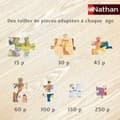 Miniatyrbillede 3 af 6: Puslespil Nathan Nathan Mortel Anniversaire Mortelle Adèle 150 Dele