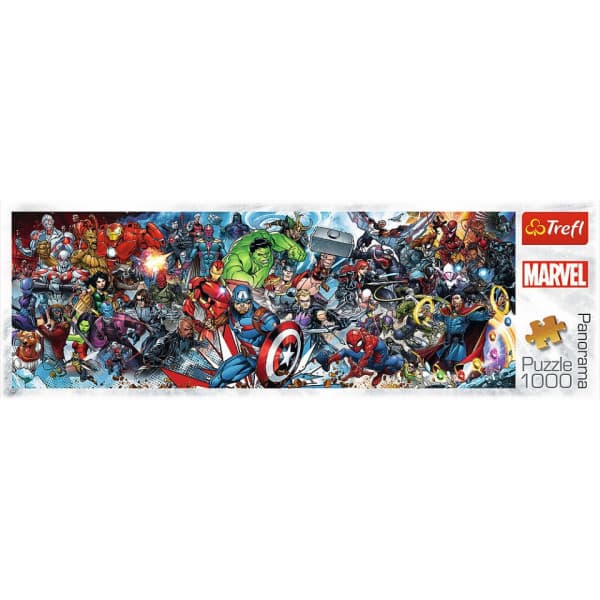 Trefl Marvel Universumi -panoraamapalapeli, 1000 palaa