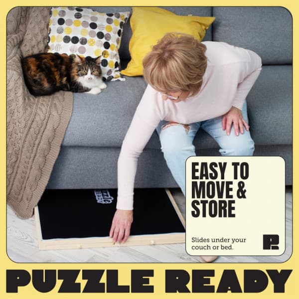 Puzzle Ready - Træ puslebræt, 1000 brikker