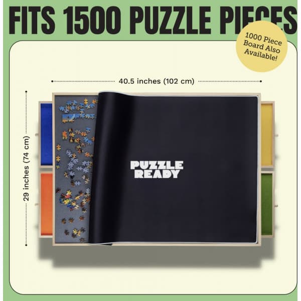 Puzzle Ready - Puinen palapelilauta, 1500 palalle