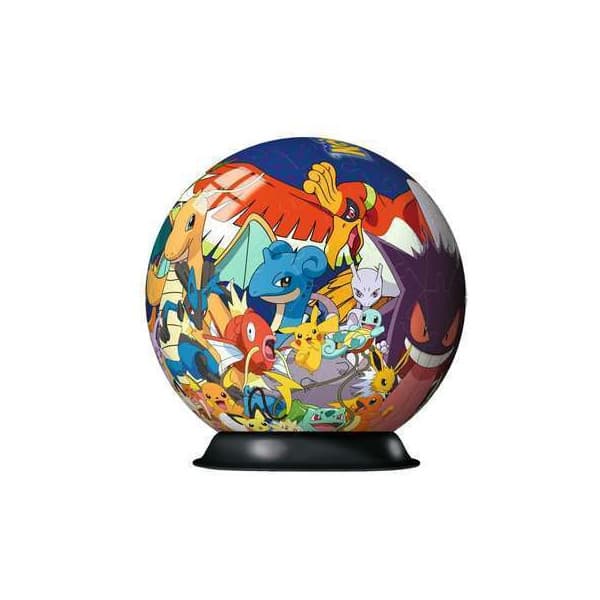3D Puzzle-Ball Pokemon -pussel, 72 bitar