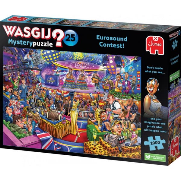 Wasgij Mystery 25, Eurosong konkurrence - puslespil, 1000 brikker