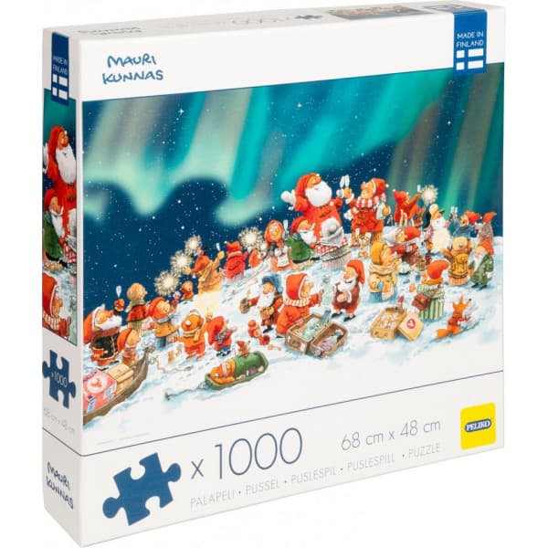 Mauri Kunnas jul - pussel, 1000 bitar