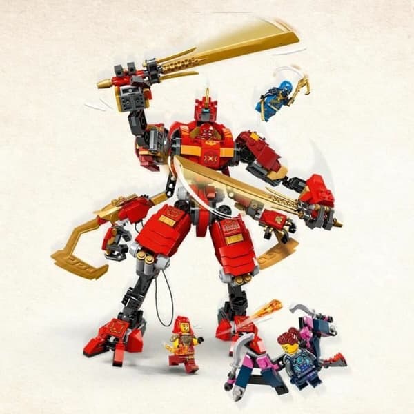 Konstruktionsspil Lego NINJAGO 71812 Kai's Ninja Climbing Robot Multifarvet