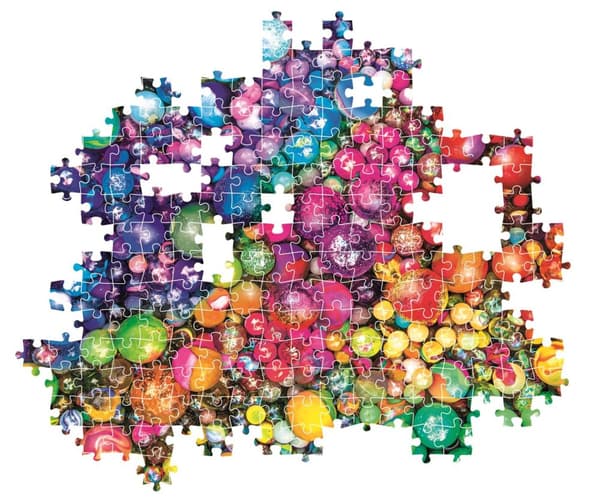 Puslespill CB High Quality Collection Colorboom Marbles 1000 brikker, Clementoni