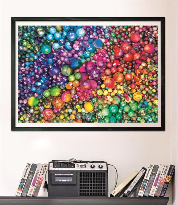 Puslespill CB High Quality Collection Colorboom Marbles 1000 brikker, Clementoni