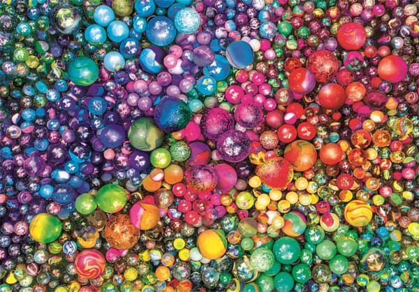 Puslespill CB High Quality Collection Colorboom Marbles 1000 brikker, Clementoni