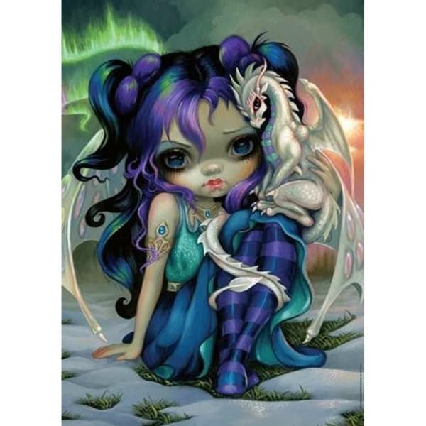 Puslespil Educa Dragon Fairy 500 Dele