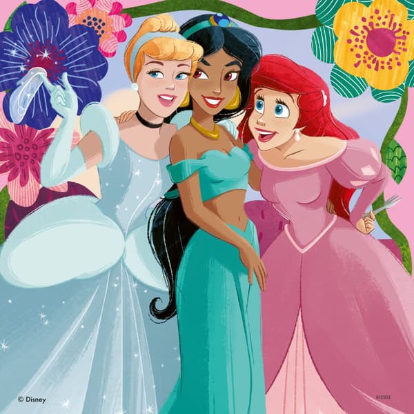 Pussel Disney Princess 3x49 bitar, Ravensburger