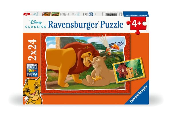 Pussel The Lion King 2x24 bitar, Ravensburger